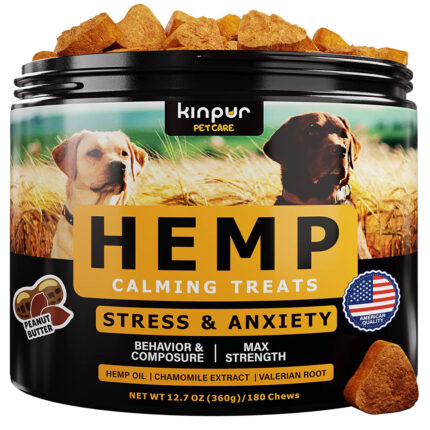 Kinpur Pet Care Calming Chews for Dogs with Hemp Oil